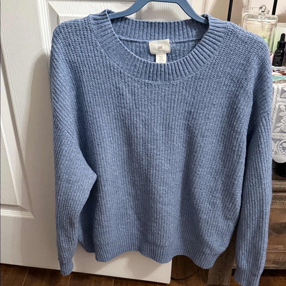H&M Soft Blue Pullover
